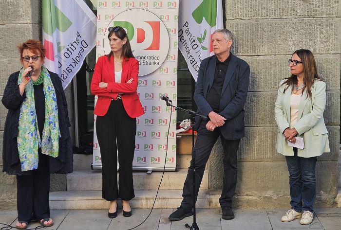 Pd, chiusura di campagna elettorale a Trieste con Gianni Cuperlo (VIDEO-SERVIZIO)