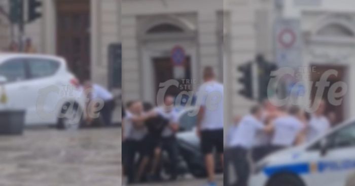 Tensione alle stelle in piazza Ponterosso, dà in escandescenze dopo esser fuggito al fermo (VIDEO)