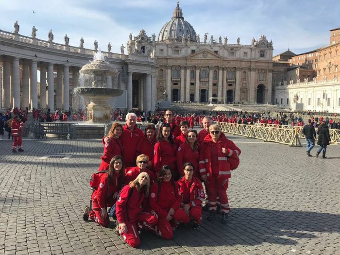 Anche la Croce Rossa di Trieste in prima linea per i funerali del Santo Padre a Roma