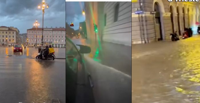 Trieste, gesto di straordinaria umanità sotto il diluvio: autista soccorre donna in difficoltà