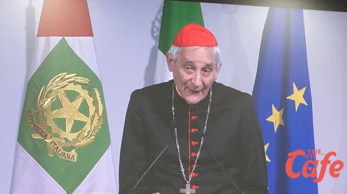 Cardinal  Zuppi a Trieste: "basta morti alle frontiere, niente muri ma ponti"
