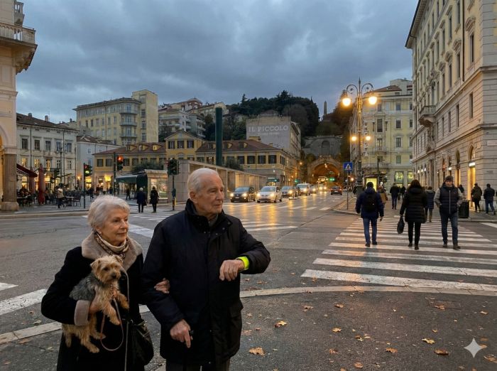 Trieste, l’idea che sta facendo discutere:  bracciale catarifrangente “anti invisibilità” tra scooter e bici