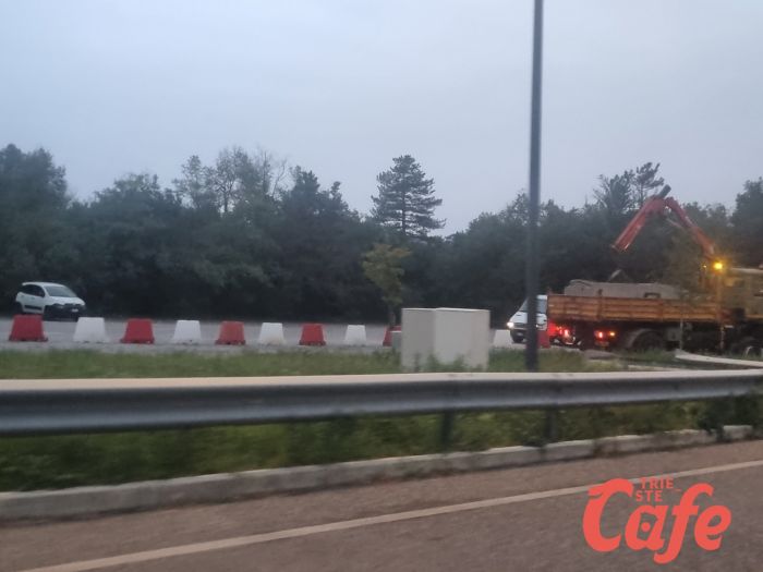 Controlli confini italo-sloveni da sabato, lavori in corso per creare le zone dei controlli (FOTO)