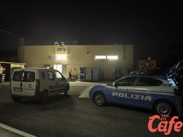 Monfalcone, furto sventato all’Ins: in fuga due uomini con passamontagna