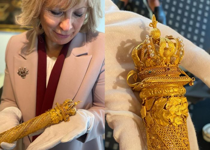 Trova casa a Trieste il prezioso scettro dell’imperatrice Carlotta (VIDEO-SERVIZIO)