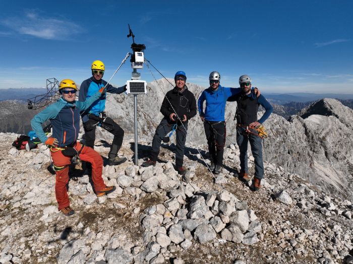 Installata la stazione meteorologica più ad alta quota del FVG