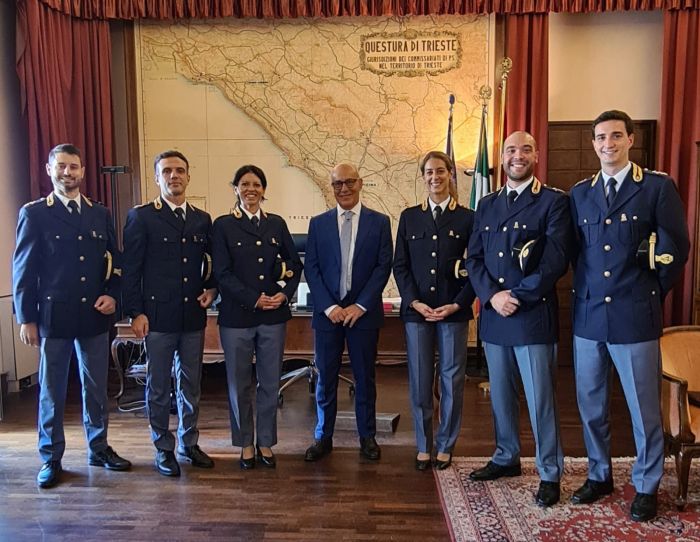 Avvicendamento nelle fila dei Dirigenti e dei Funzionari della Polizia di Stato a Trieste