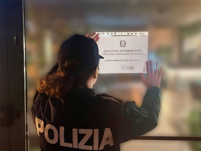 Tafferugli, risse e liti in un locale in Fvg, il Questore lo chiude due settimane