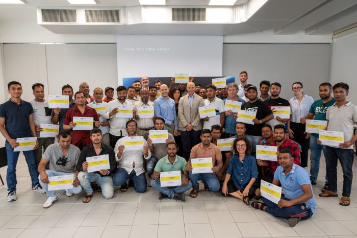 Fondazione Fincantieri, consegnati gli attestati dei corsi di italiano per lavoratori stranieri