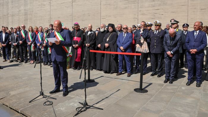 Cerimonia in Risiera, intervenuto anche il sindaco Roberto Dipiazza 