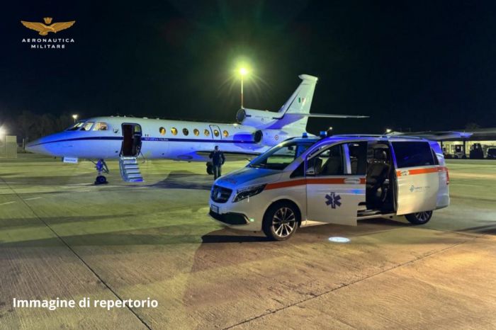 Aeronautica: volo salva vita per bimba con grave problema al cuore da Cagliari a Milano