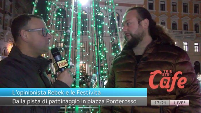 Trieste: magia e spettacolo sulla pista di pattinaggio di piazza Ponterosso (VIDEO-INTERVISTA)