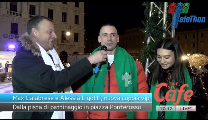Max Calabrese e Alessia Ligotti: la nuova coppia VIP di Trieste illumina la Maratona Telethon (VIDEO-INTERVISTA)