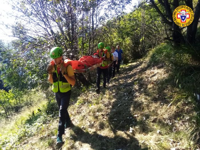 Escursionista soccorsa a Drenchia