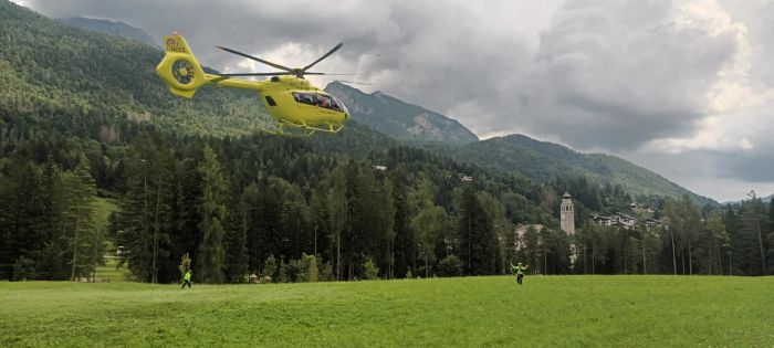 Malore in ferrata, necessario l'elisoccorso