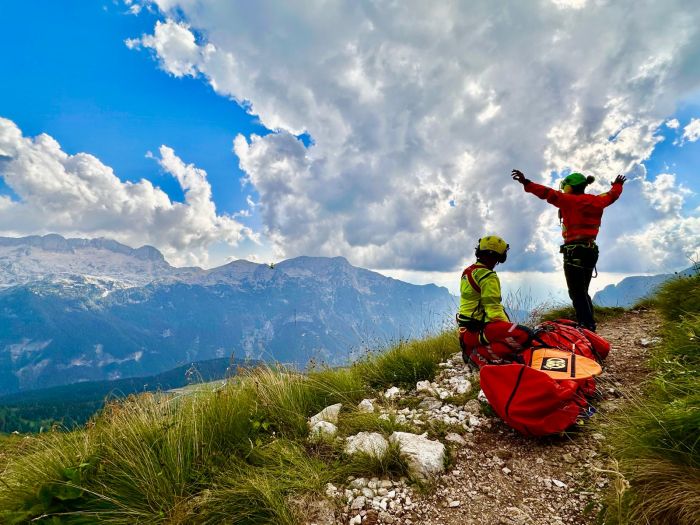 Si sloga un polso durante Baite aperte: soccorso alpino super operativo! 