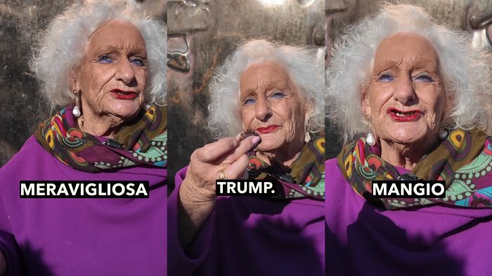 Trump Presidente, Brigida: “Mangio un cioccolatino in suo onore” (VIDEO)