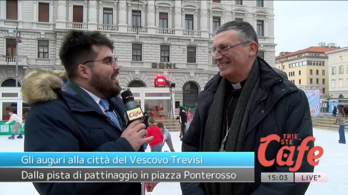 Echi di pace e solidarietà: le parole del Vescovo a Trieste Cafe (VIDEO-INTERVISTA)
