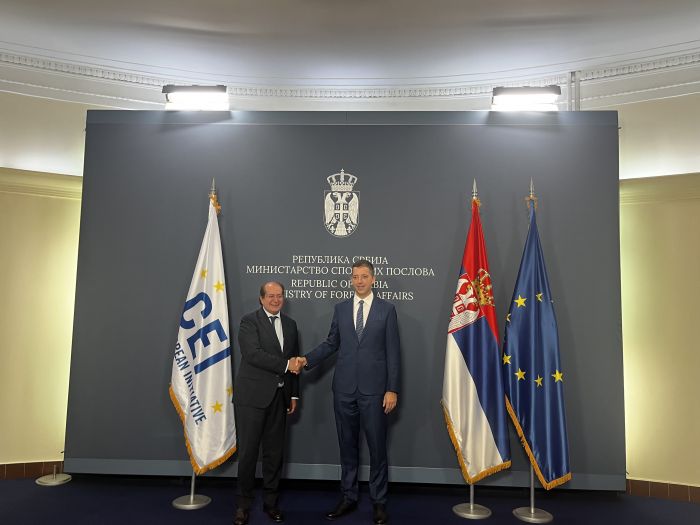 Belgrado, incontro Dal Mas (InCE) - ministro Đurić: focus su corridoio Trieste–Belgrado e lotta a corruzione