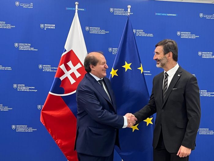 Il Segretario Generale dell’InCE, Franco Dal Mas, in visita a Bratislava: incontro con il Ministro degli Esteri Juraj Blanár