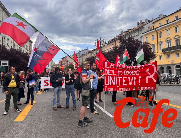 Corteo del primo maggio a Trieste: ‘Il lavoro sia al centro’ (FOTO-VIDEO)