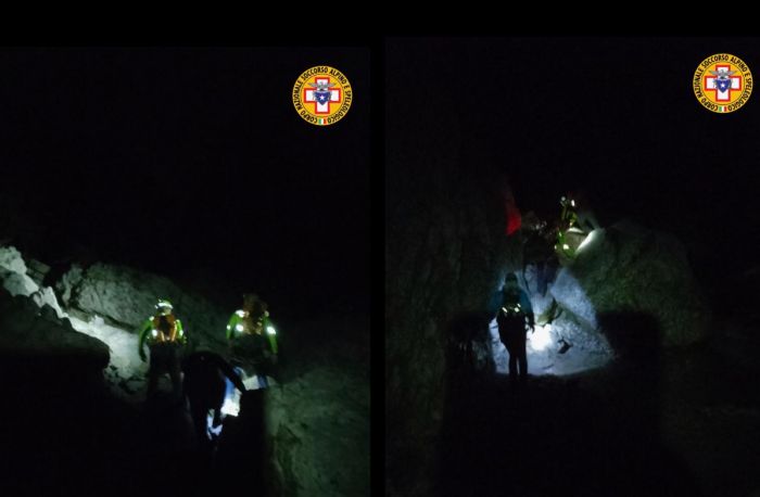 Donna in difficoltà nella forra del Vajont, in 8 del soccorso alpino per soccorrerla 