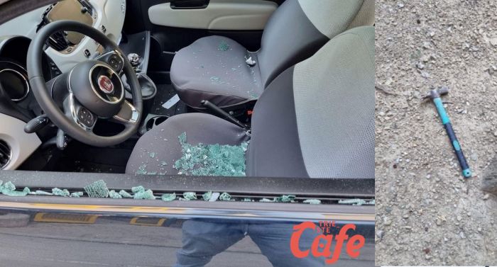 San Giacomo, con un martello spacca il vetro di un’auto svaligiandola (FOTO)