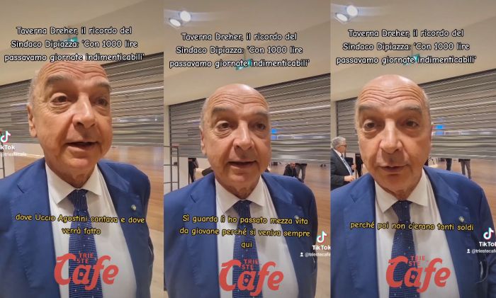 Birreria Dreher, ricordi di Dipiazza: "Ho passato mezza vita da giovane nel locale, non c'erano tanti soldi" (VIDEO)