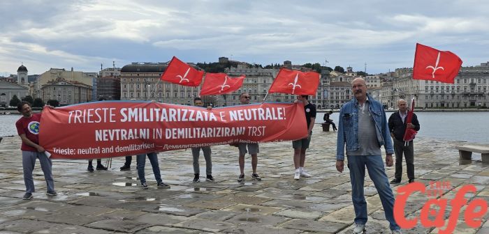 "Indipendentisti": Trieste smilitarizzata,  no alle guerre si alla neutralità (VIDEO-SERVIZIO)
