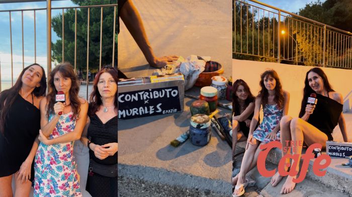 Tornano i murales al cedas di Barcola, la missione di 3 pittrici (VIDEO)