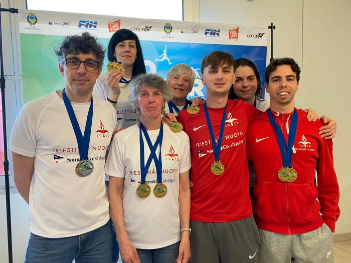 Triestina Nuoto, super 3° posto a Udine nel “No Matter Swim&Fun”