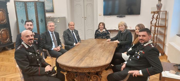 Importante delegazione ieri in visita al Parco di Miramare 