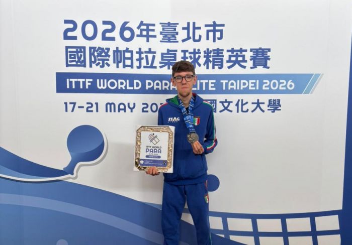Matteo Parenzan d'argento a Taipei: il campione triestino sale sul podio in Taiwan