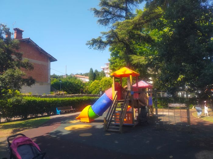 Muggia, nuovi giochi al giardino Amelia Postogna