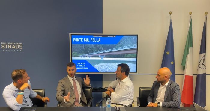 Salvini in visita a Fvg Strade: focus su grandi opere, piano industriale e nuove assunzioni