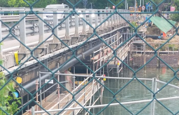 Muggia, nuova fase dei lavori per la posa della condotta idrica