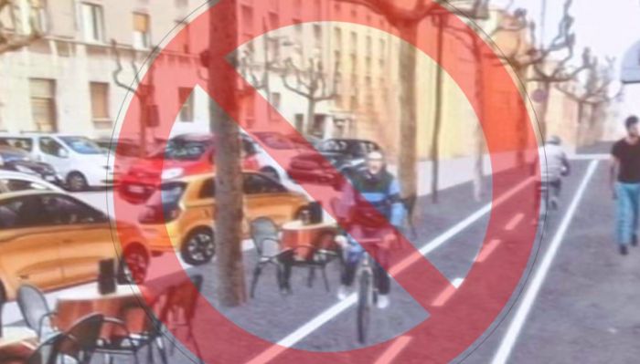 Ciclabile lungo viale d'Annunzio, NO di FIAB: "Pericolosa e scomoda. Conflitto con pedoni, residenti ed esercizi commerciali"