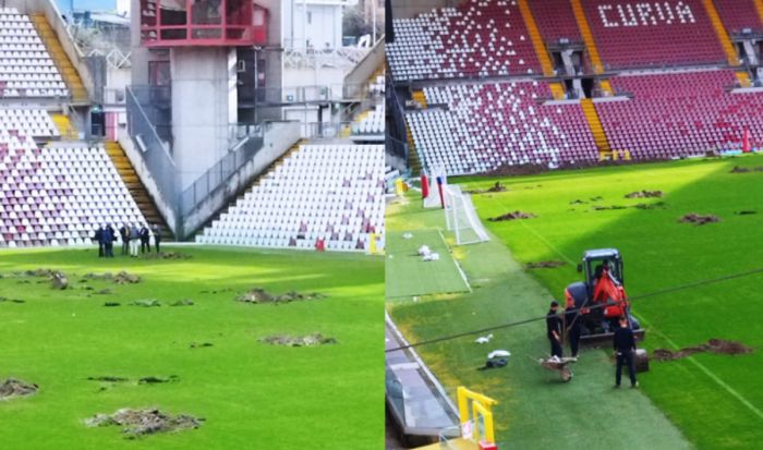 Al via i lavori del manto erboso allo stadio Rocco!!!