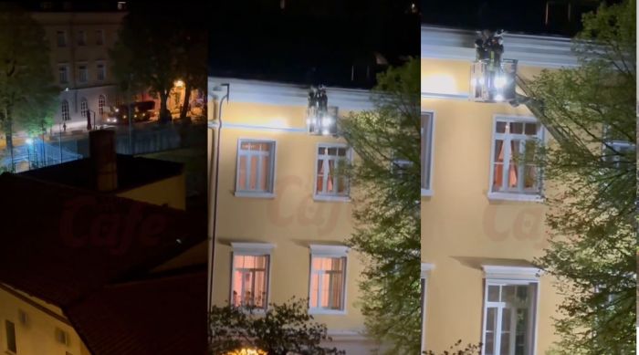 Paura all'Itis, anziana sale sul tetto: quasi totalmente sporta nel vuoto viene salvata dalla Guardia Giurata (VIDEO)