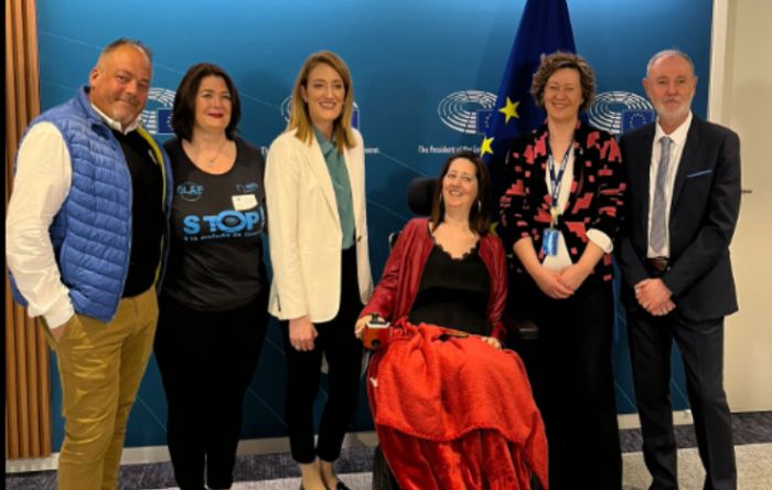 Affetta da Sla la regionale Stephanie Zilli  va a Bruxelles per sensibilizzare sulla malattia