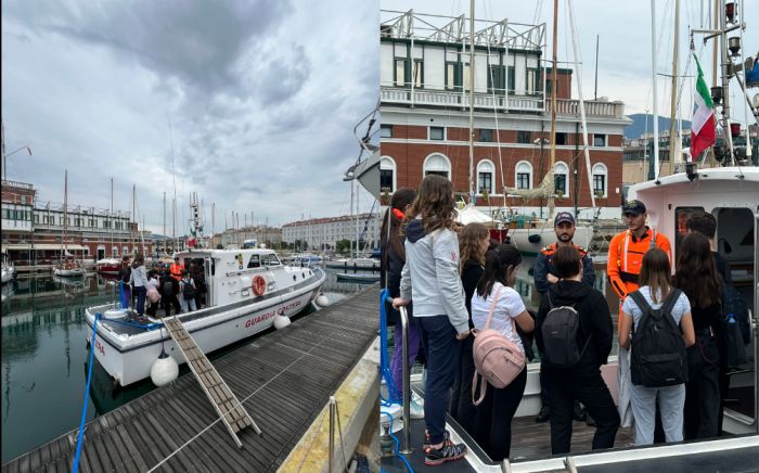 Guardia costiera  insieme ad calicanto per la “Giornata della vela integrata”