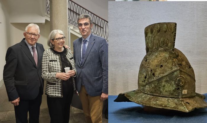 Il Rotary Club Trieste Nord restituisce alla città un raro elmo gladiatorio