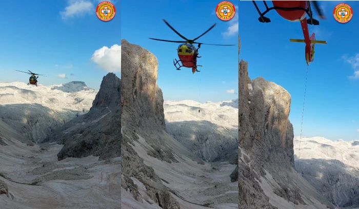 Muore scivolando in un crepaccio mentre percorre sentiero 716 nel gruppo delle Pale di San Martino (VIDEO)