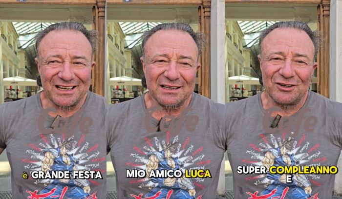 Riki Ramazzina: "Auguro al mio amico Luca direttore  di Trieste Cafe un super-compleanno!!" (VIDEO)