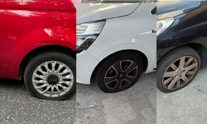 Senza fissa dimora passa il tempo a  forare pneumatici delle auto con un grosso coltello a Trieste