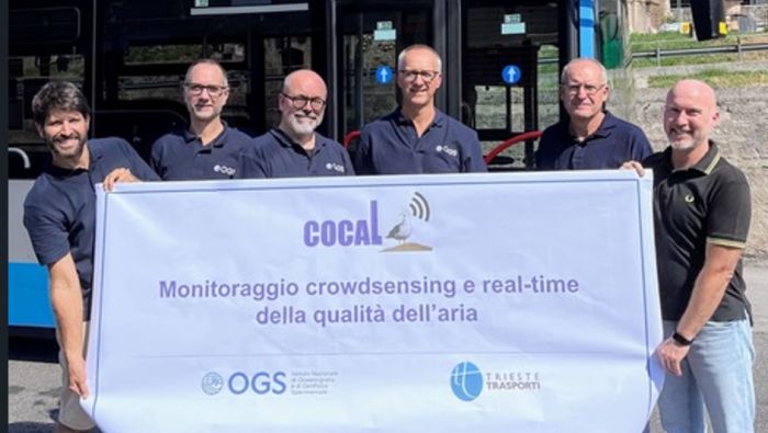OGS, sensori sui bus per misurare l’inquinamento in città