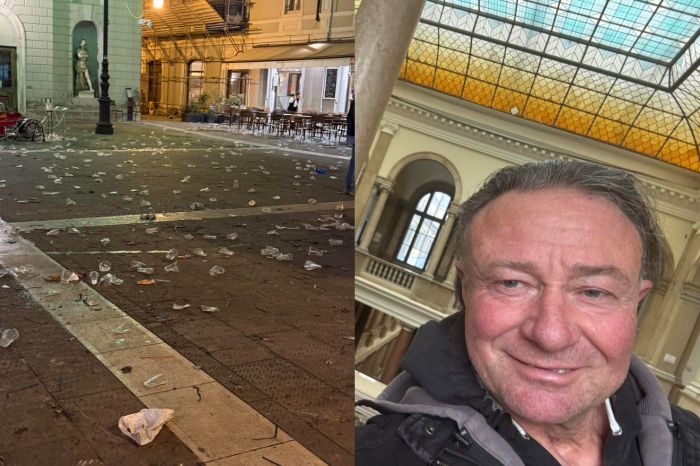 "Il dopo di una festa in piazza": un richiamo al rispetto per Trieste