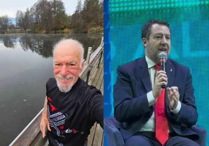 Momento emozionante a Trieste, Salvini saluta Seba e gli manda un bacio!!