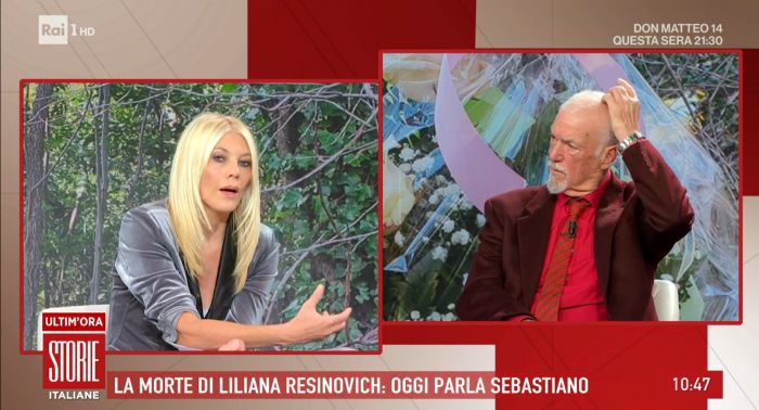 Sorpresissima a Storie Italiane su RaiUno, Seba in studio senza il cappello d'ordinanza! 