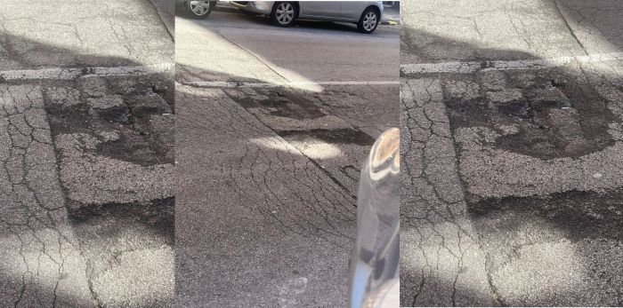 Buche pericolose in via Bramante: residenti esasperati chiedono interventi immediati